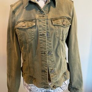 Liverpool Army Green Women's Jean Jacket